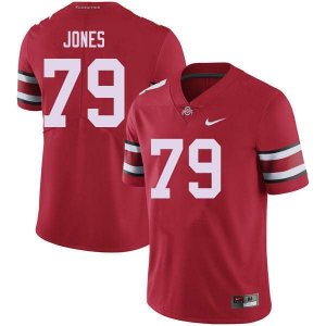 Men's Ohio State Buckeyes #79 Dawand Jones Red Nike NCAA College Football Jersey Stability JSO5244OP